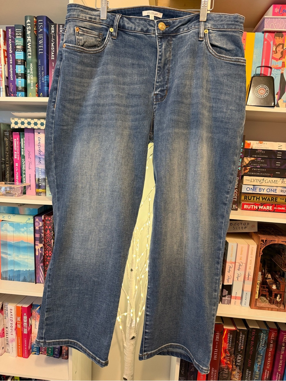 sts blue Women's Blue Straight-Leg Jeans